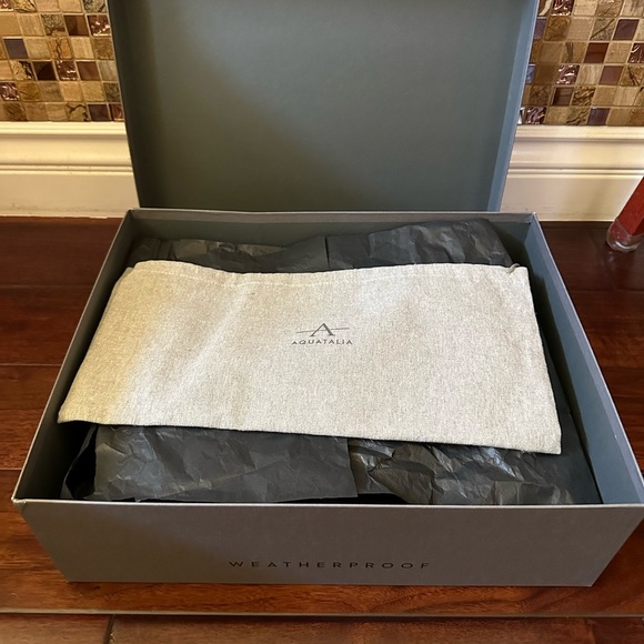 Aquatalia Lori Weatherproof Tech Nylon & Leather Boots - Picture 7 of 8